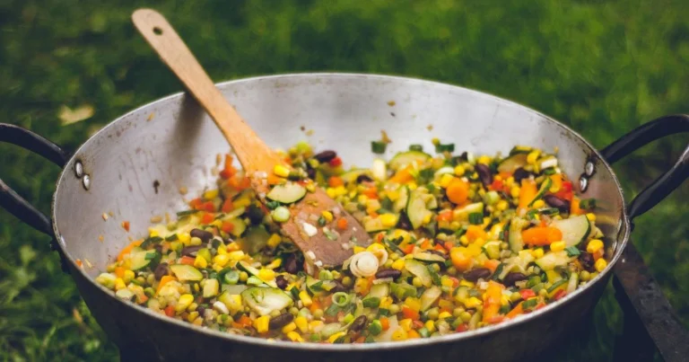 vegetarian camping meals
